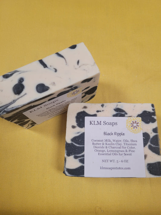 Black Ripple Soap