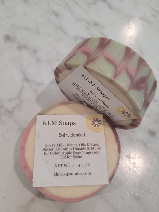 Swirl Banded Soap