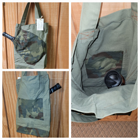 Green Camo Pickleball Tote