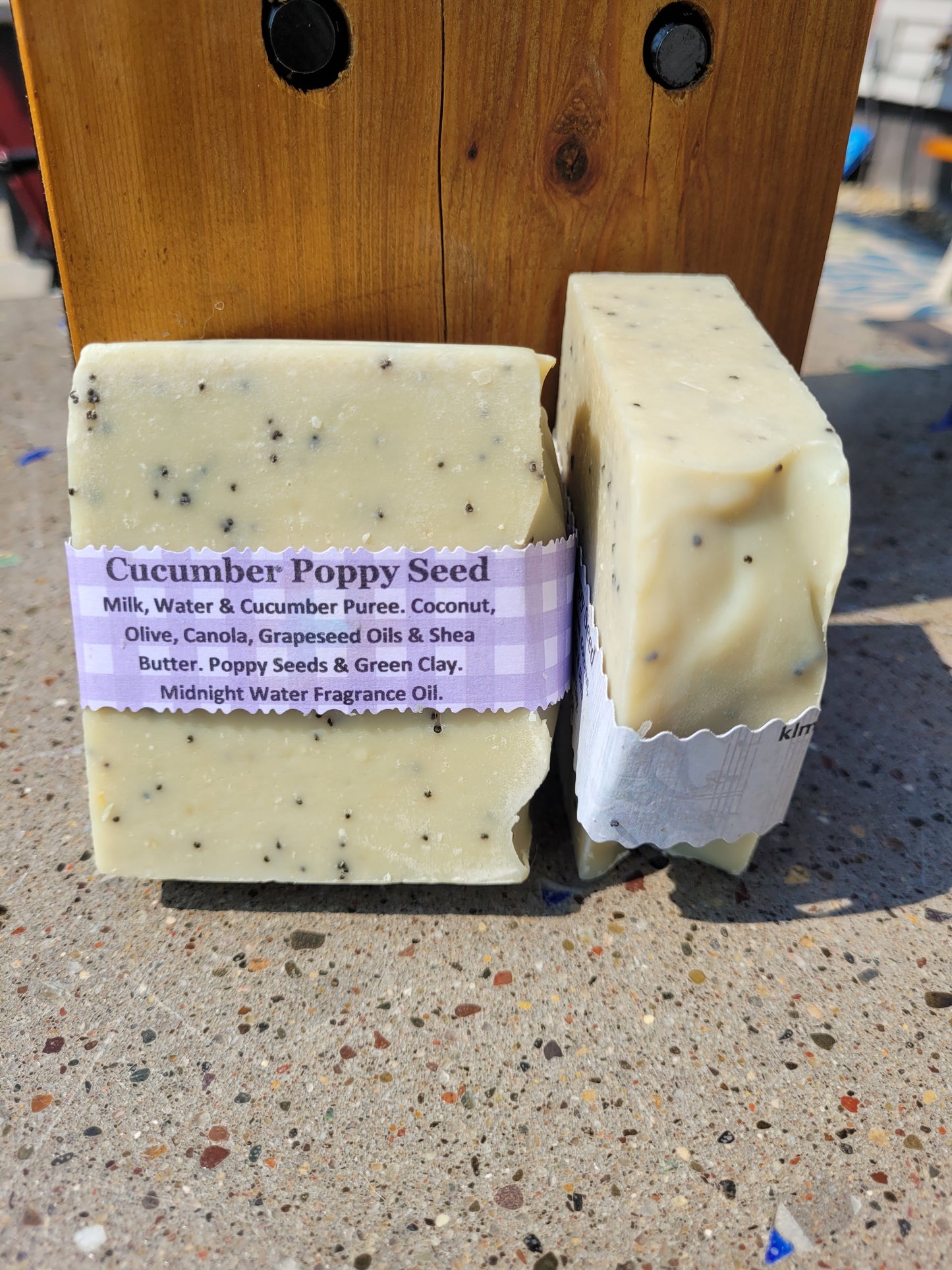 Cucumber Poppy Seed Soap